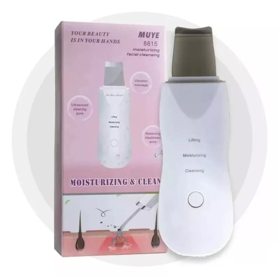 Espátula Facial Ultrasónica 3 en 1 – Limpieza, Peeling y Lifting