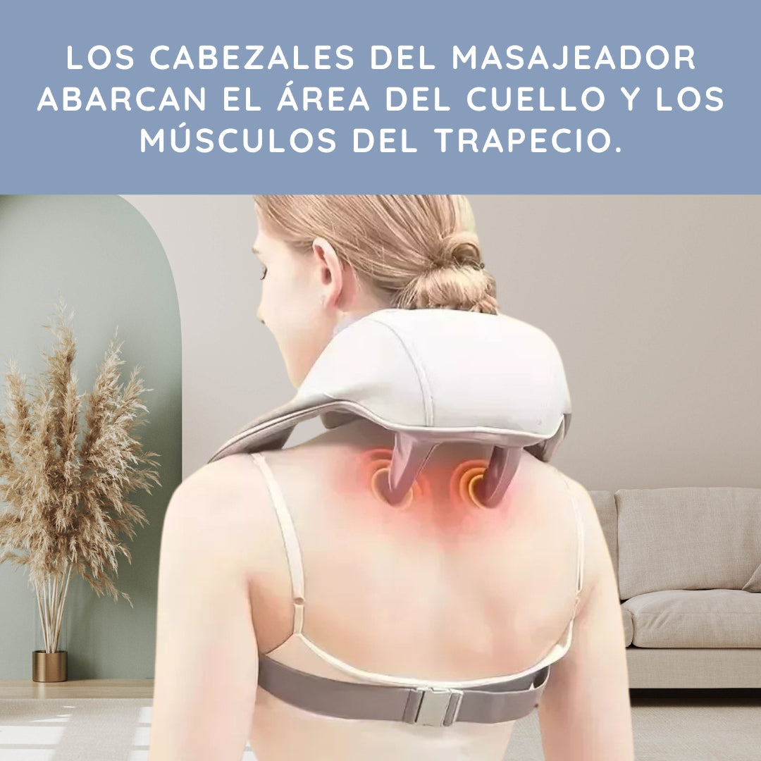 masajeador inalambrico de cuello y hombros