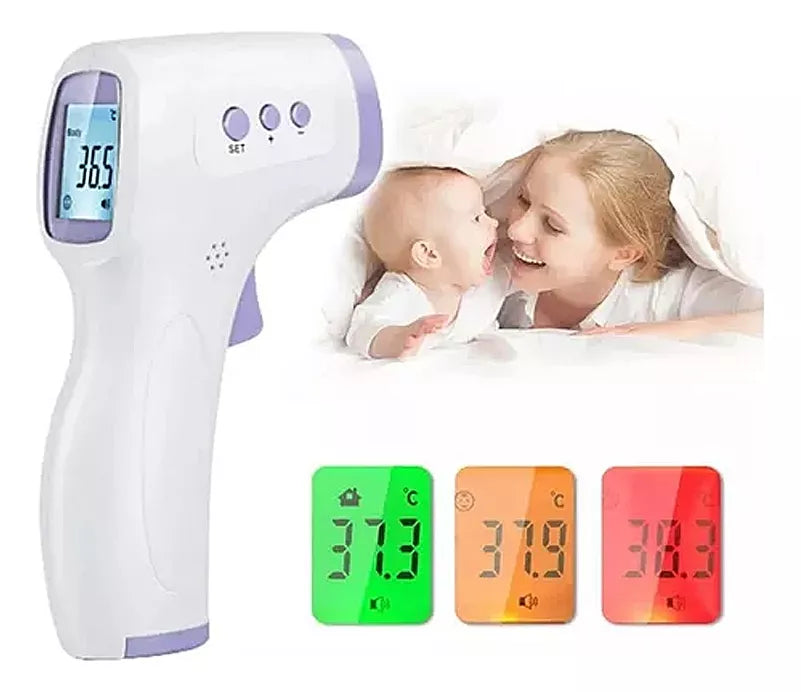 Kit Familiar Respiratorio – Nebulizador Portátil + Termómetro Sin Contacto
