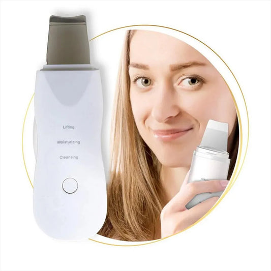 Espátula Facial Ultrasónica 3 en 1 – Limpieza, Peeling y Lifting