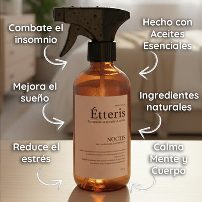 Ét­teri­s Noctis – Home Spray Premium de Aromaterapia (250 ml) para Dormir Mejor