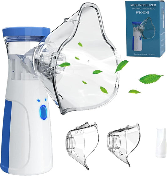Nebulizador Portátil Silencioso para Niños y Adultos – Alivio Rápido en Cualquier Lugar