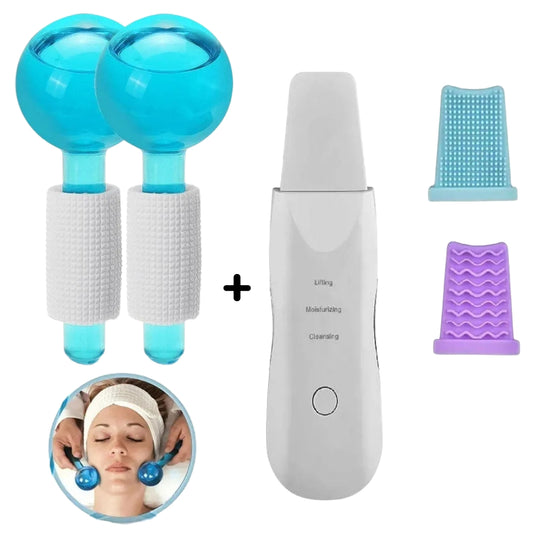 Pack Glow Facial: Masaje Frío + Limpieza Ultrasónica