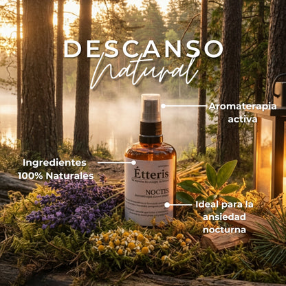Ét­teri­s Noctis – Home Spray Premium de Aromaterapia (100 ml) para Dormir Mejor