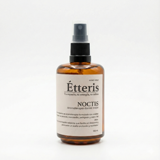 Ét­teri­s Noctis – Home Spray Premium de Aromaterapia (100 ml) para Dormir Mejor