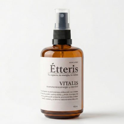 Étteris Vitalis - Home Spray Premium de Aromaterapia (100 ml) para Energía y Claridad