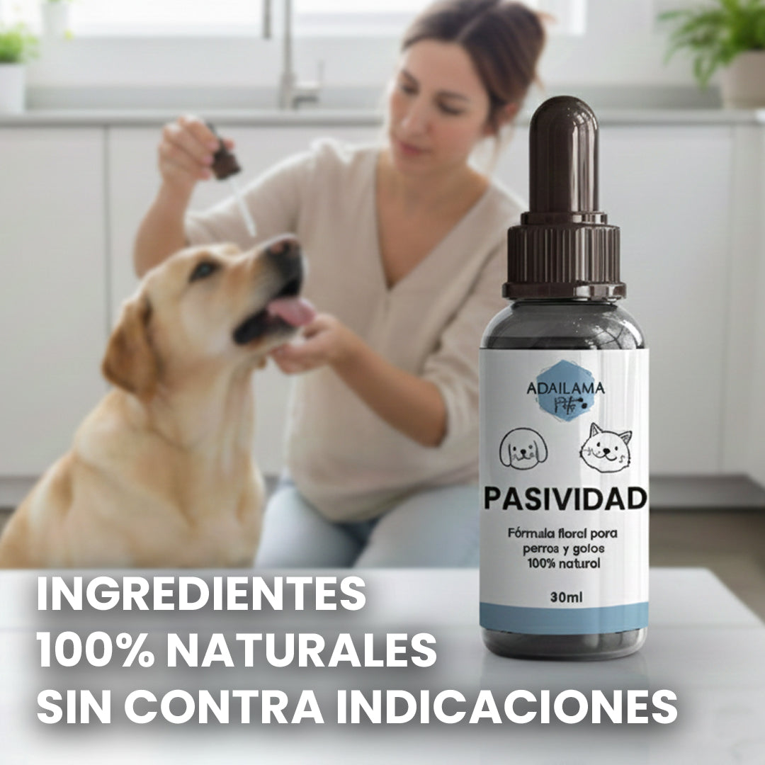 Flores de Bach Pasividad para Perros y Gatos – Controla Agresividad, Nervios y Apego