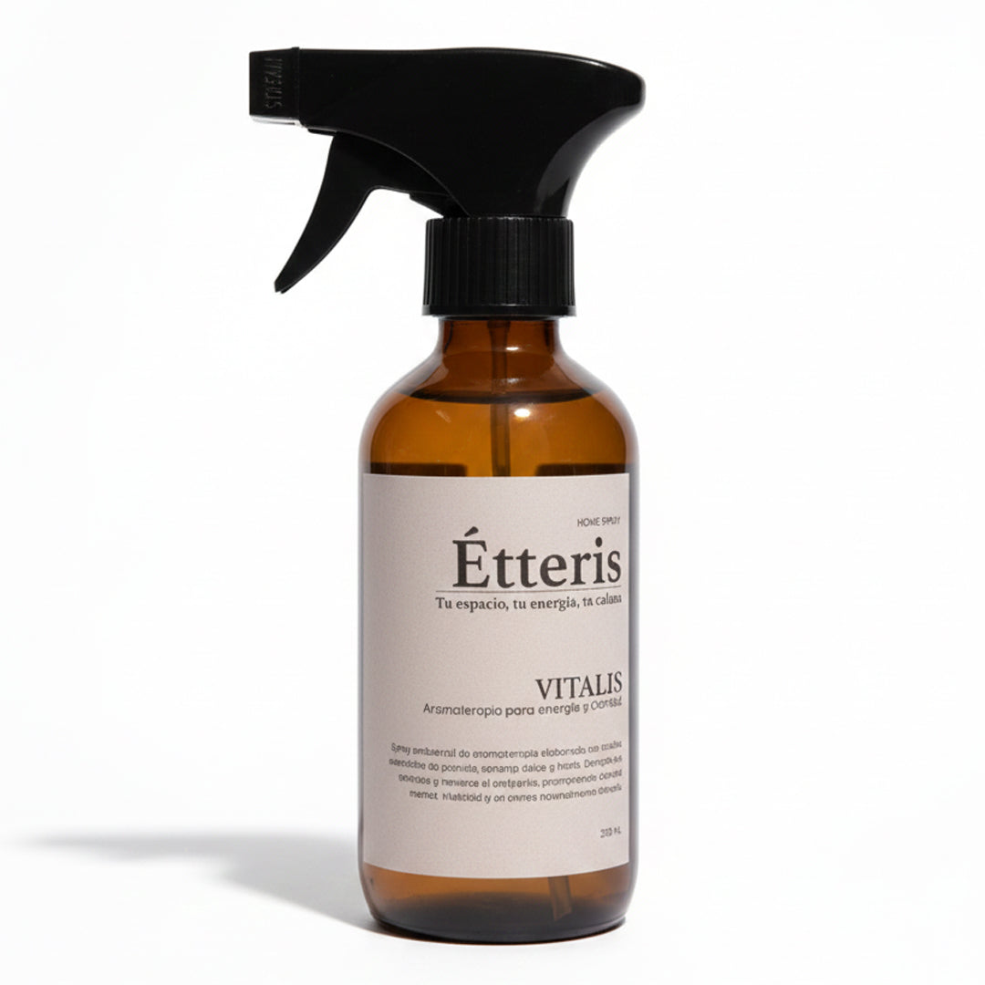Étteris Vitalis - Home Spray Premium de Aromaterapia (250 ml) para Energía y Claridad