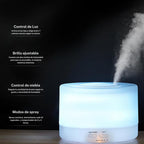 Difusor Humidificador LED con Control Remoto – Aromaterapia de Lujo para tu Espacio
