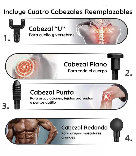 pistola masajeadora inalambrica
